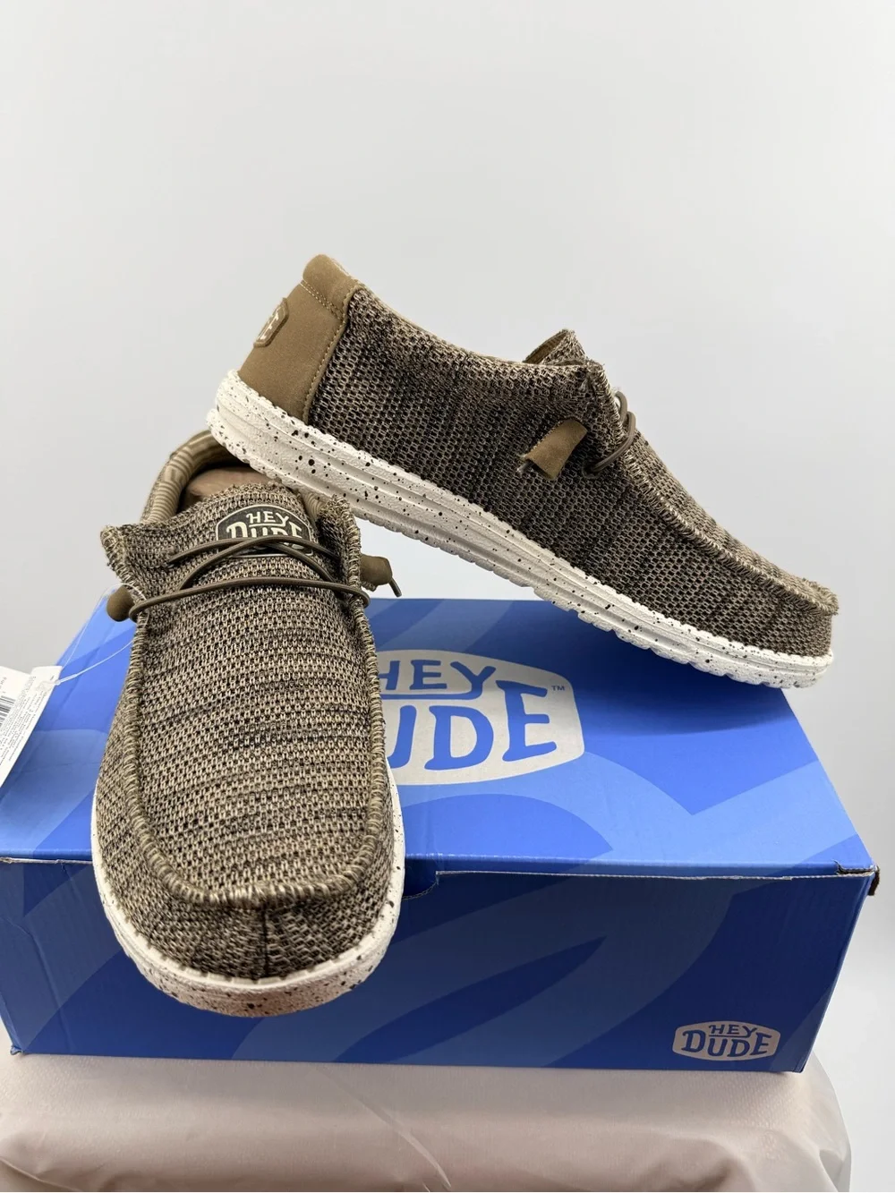 Hey Dude Wally Sox Brown NWT Size 11